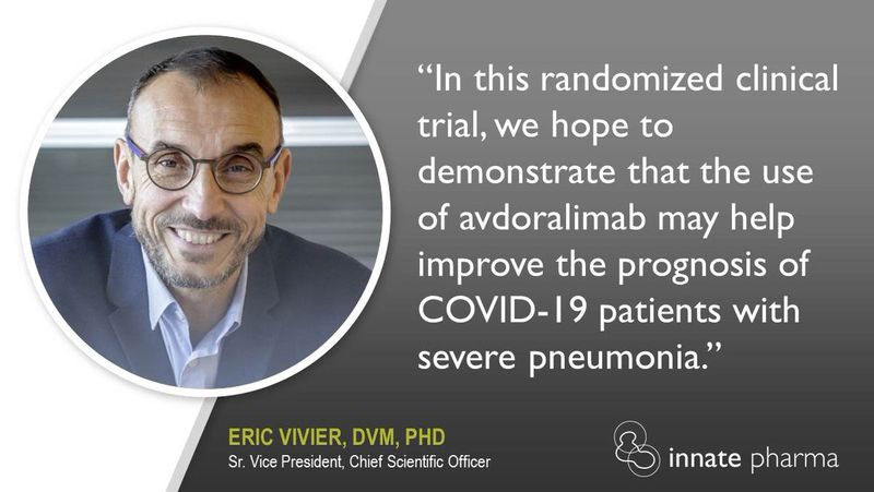 First Patient Dosed in Avdoralimab Phase II Clinical Trial in COVID-19 Patients With Severe Pneumonia First Patient Dosed in Avdoralimab Phase II Clinical Trial in COVID-19 Patients With Severe Pneumonia