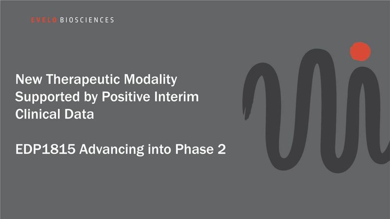Evelo Biosciences, Rutgers University, and Robert Wood Johnson University Hospital Announce Submission of IND for a Phase 2 Study of EDP1815 in COVID-19 Patients Evelo Biosciences, Rutgers University, and Robert Wood Johnson University Hospital Announce Submission of IND for a Phase 2 Study of EDP1815 in COVID-19 Patients