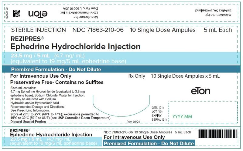 Rezipres (ephedrine hydrochloride injection) Rezipres (ephedrine hydrochloride injection)