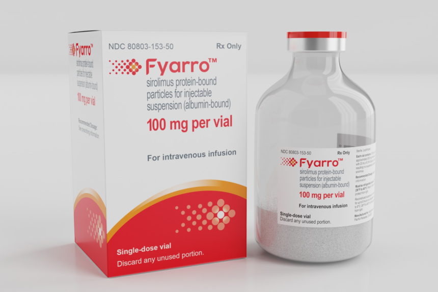 Fyarro (sirolimus protein-bound particles) Fyarro (sirolimus protein-bound particles)