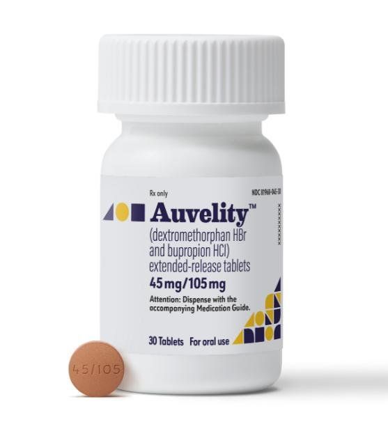 Auvelity (dextromethorphan and bupropion) Auvelity (dextromethorphan and bupropion)