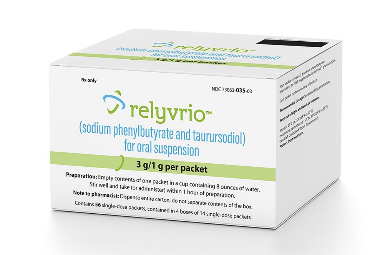 Relyvrio (sodium phenylbutyrate/taurursodiol) Relyvrio (sodium phenylbutyrate/taurursodiol)