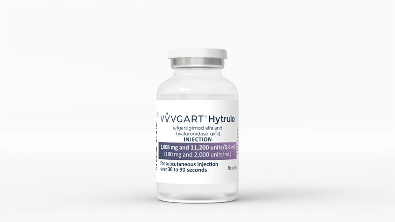 Vyvgart Hytrulo (efgartigimod alfa and hyaluronidase-qvfc) Vyvgart Hytrulo (efgartigimod alfa and hyaluronidase-qvfc)