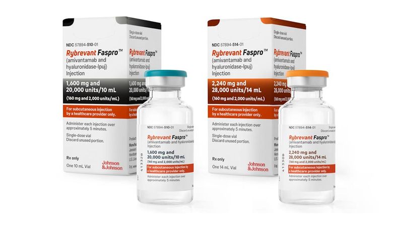 Rybrevant Faspro (amivantamab and hyaluronidase-lpuj) Rybrevant Faspro (amivantamab and hyaluronidase-lpuj)